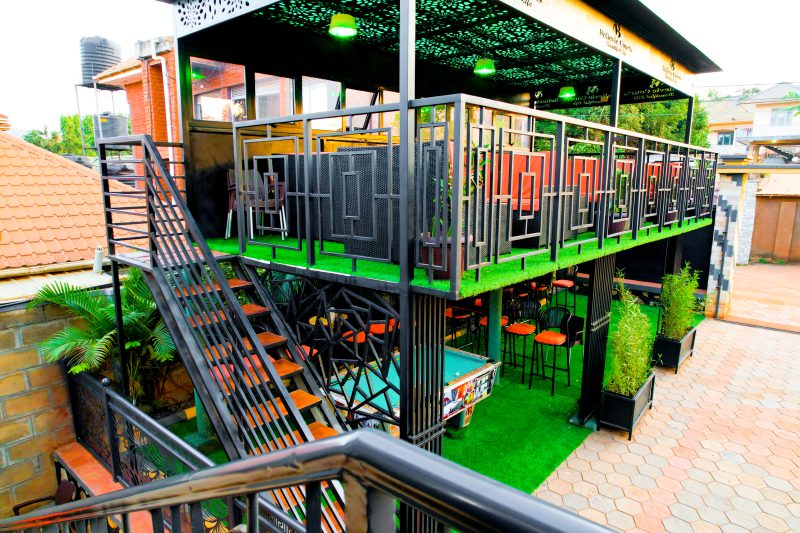 Rooftop garden terrace and bar